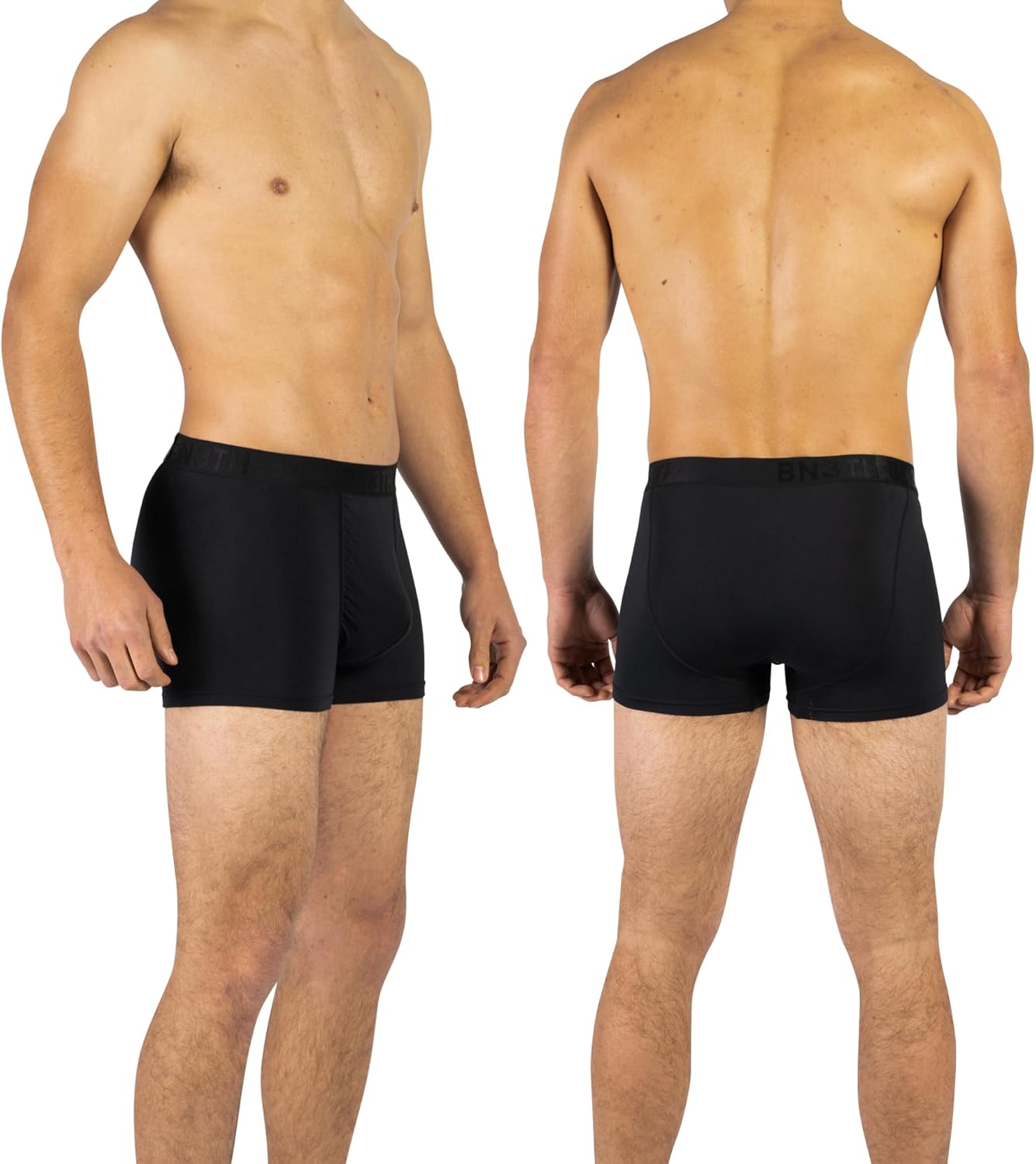 BN3TH Men’s Classic Icon Trunk, 3D Pouch, Anti-Chafe, Breathable, Premium TENCEL Modal, No-Roll Waistband, 3.5" Inseam - Image 2
