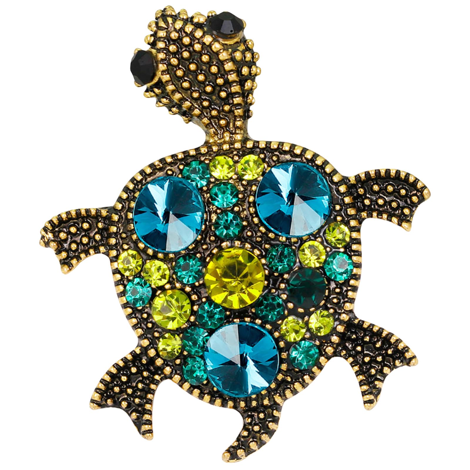 FAIRYGATE Brooches Enamel Brooch for Men Women Retro Rhinestone Lapel Pin Clothing Hat Decoration，B38 — view 8