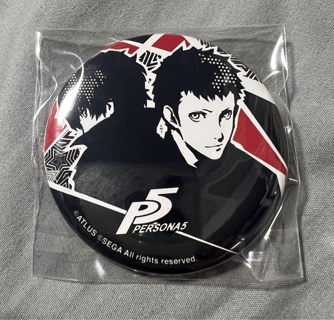 ペルソナ5 坂本　竜司　主人公　コープ缶 新品】ペルソナ5 ジョーカー＆坂本竜司 コープ 缶バッジ - メルカリ