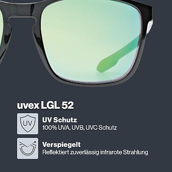 Uvex Unisex Lgl 52 Sunglasses (1er Pack)