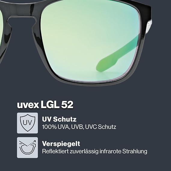 Uvex Unisex Lgl 52 Sunglasses (1er Pack)