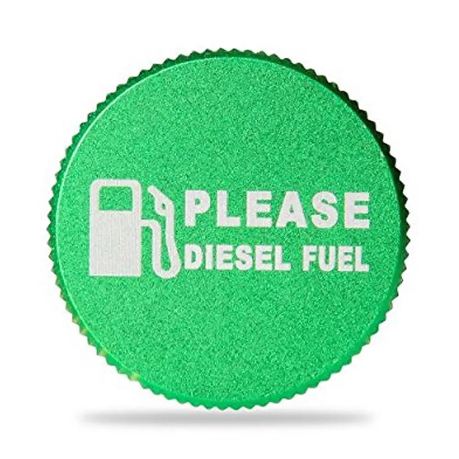 Cap Zbiornika Zielony aluminiowy magnetyczny korek wlewu paliwa Diesel pasujący do Diesel 2013-2017 Dodge Ram (zielony korek) korek wlewu samochodowego