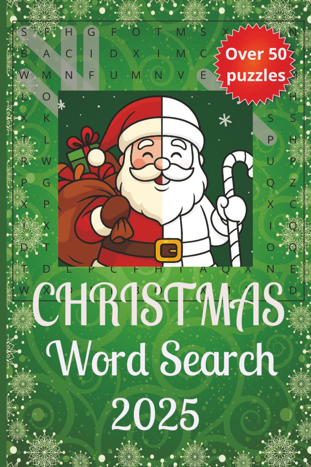 CHRISTMAS WORD SEARCH 2025: 50 Plus Word Search Puzzles With Easy to Read Print about Christmas| 6x9 inches| 110 pages| Amazing Gift for Everyone