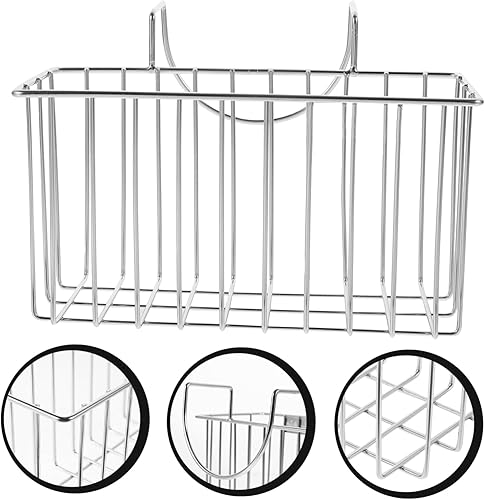 Miniatura 8 de Cesta de drenaje para fregadero de cocina, soporte de esponja multifuncional para fregadero