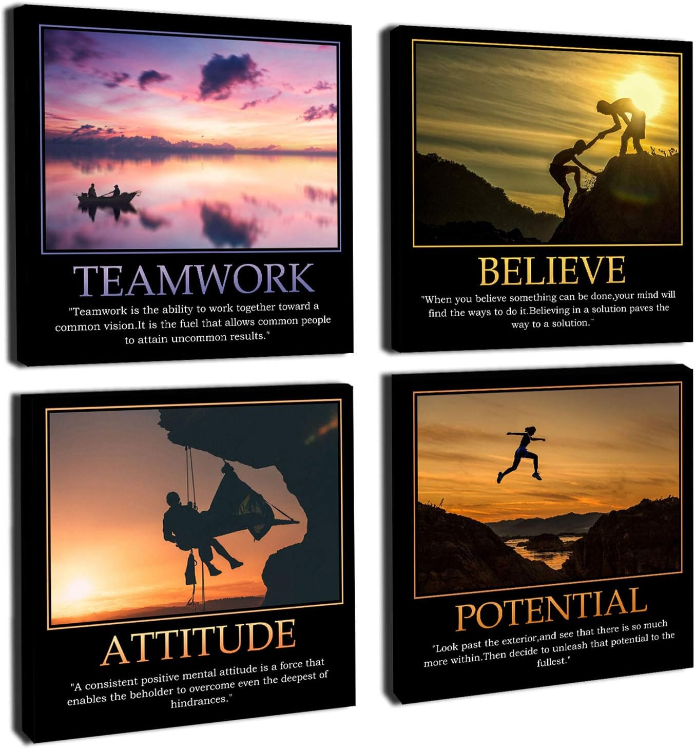 Yang Hong Yu Teamwork Quotes Picture Decor Wall Art