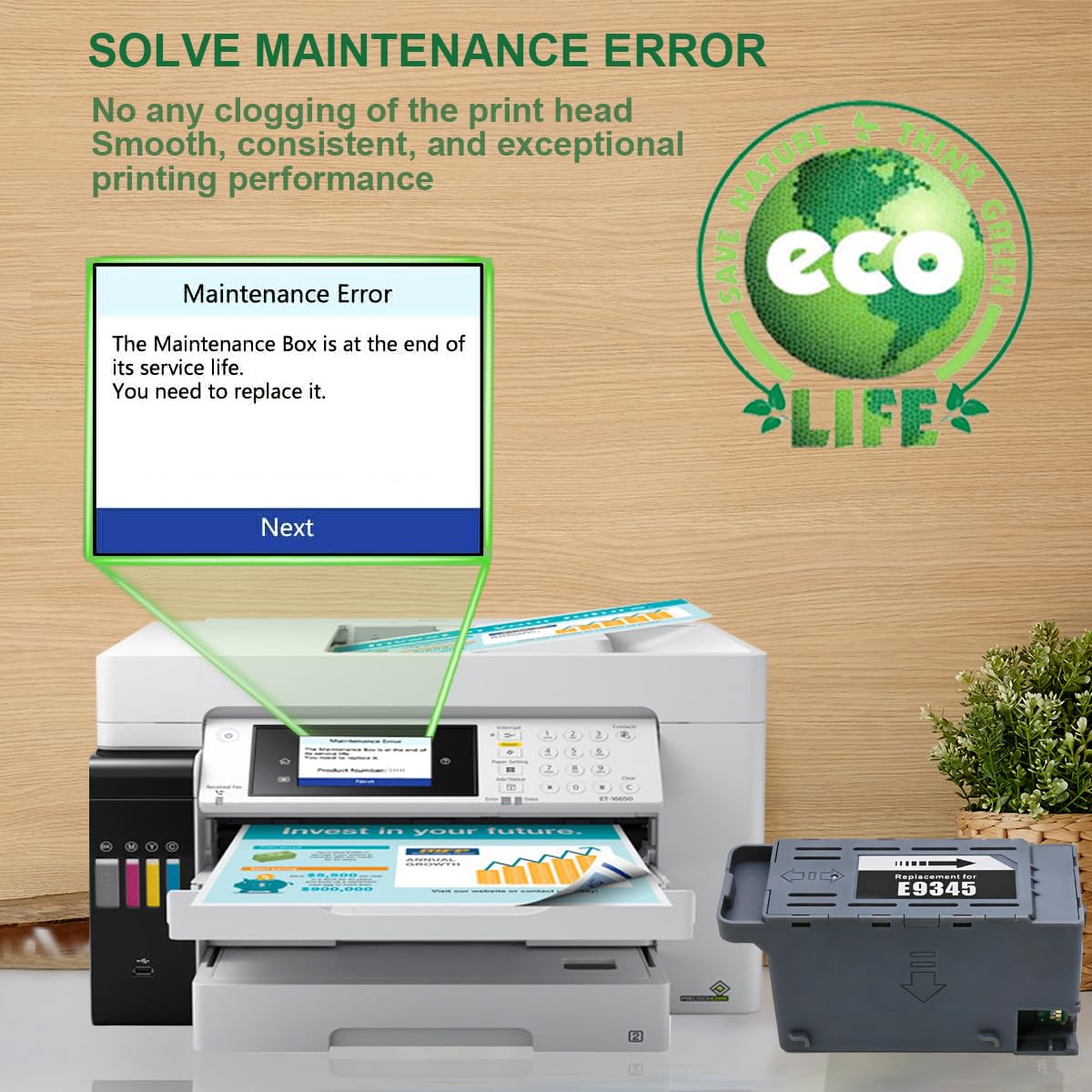 Amazon.com: HLPRINT E-9345 Ink Maintenance for ET-5880 ET-8550 ET