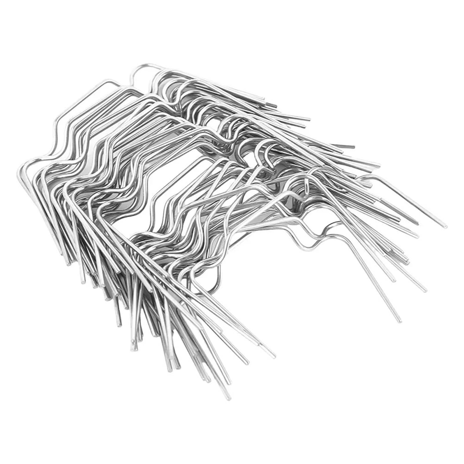 Clips pour Serre en Verre, Lot de 300 Clips en Acier Inoxydable for Serre vitrée de Type W, 65 x 32 mm