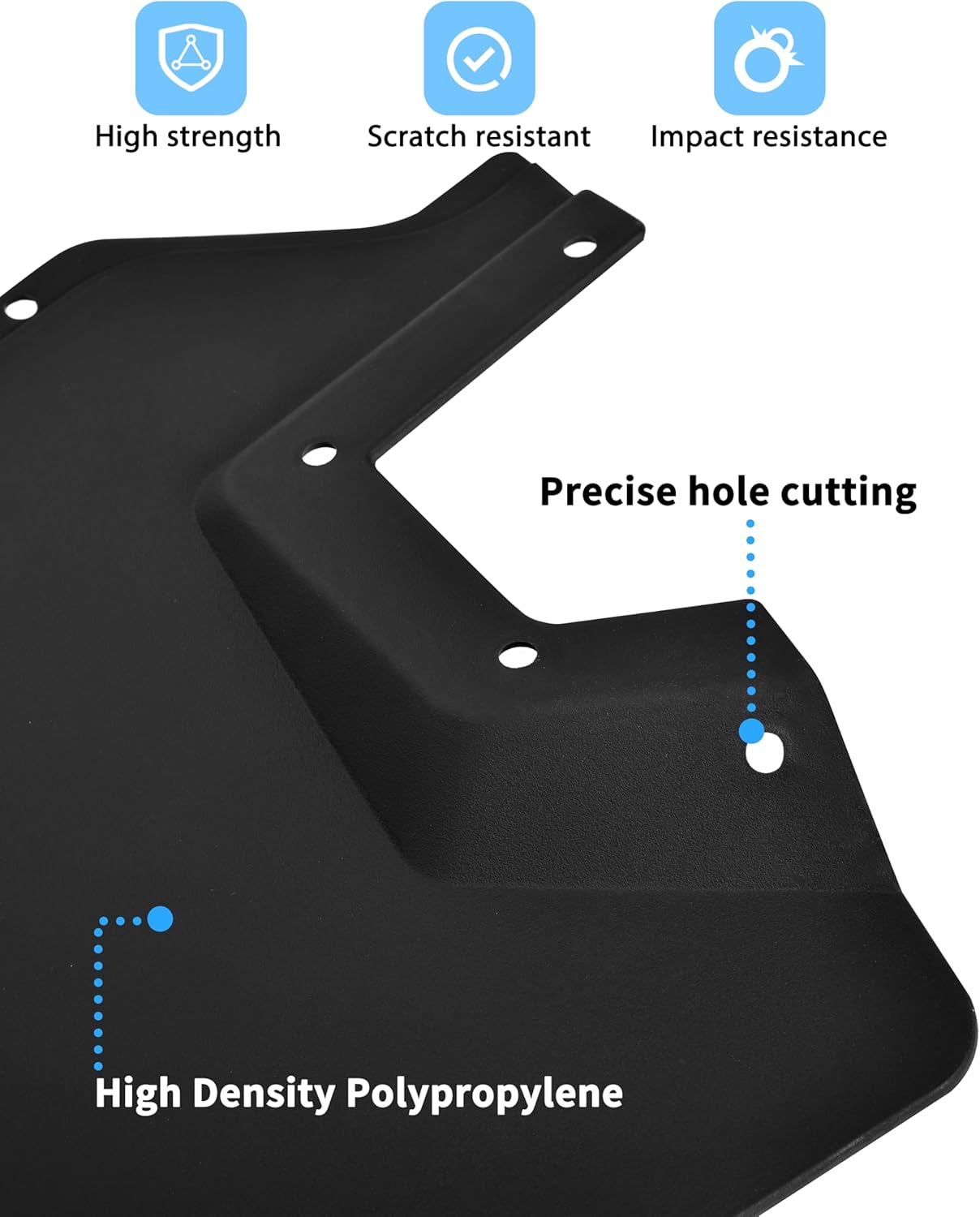 Rear Mud Guards for Honda Talon 1000, Rear Mudguard Protection Panels Mud Flaps Extension Fender Flares for Honda Talon 1000X 1000R 1000X-4 2019-2025 Accessories (2PCS)