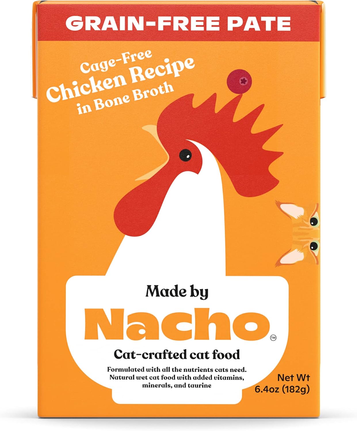 Made by Nacho Grain-Free Recipes in Bone Broth (12 Count) (Grain-Free Chicken Pate)