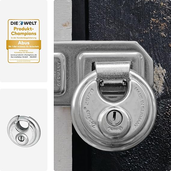 عبس 26/70 Diskus Padlock الصلب المقوى