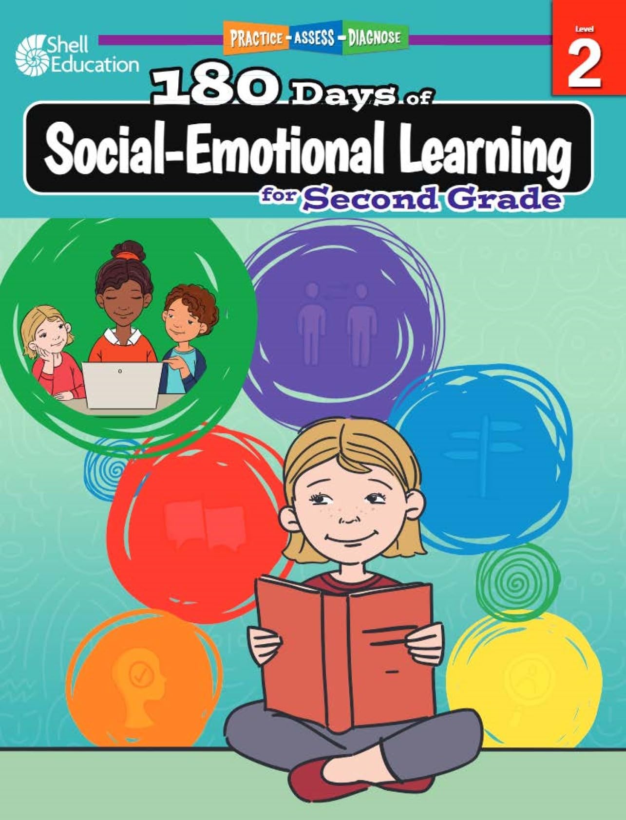180 Days: Social-Emotional Learning for 2nd Grade Practice Workbook for Classroom and Home, Cool and Fun Practice Created by Teachers (180 Days of Practice)