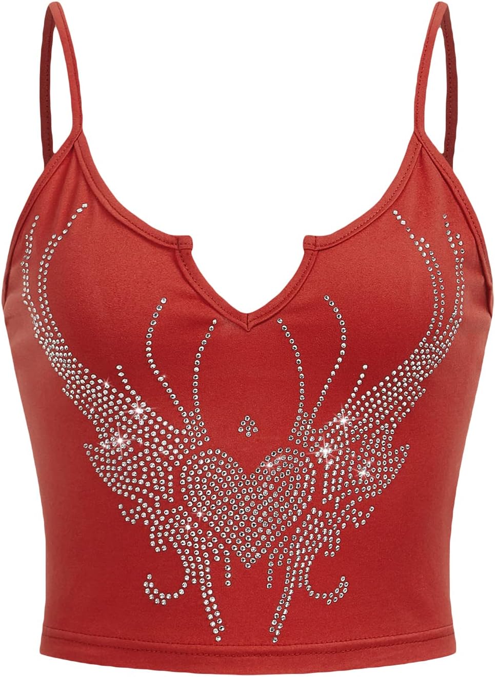 SOLY HUX Women's Y2k Gothic Lace Trim Cami Crop Top Sleeveless Sexy Tank Tops Camisole Clubwear Outfit