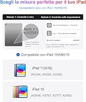 HOU iPad 11/10 Generáció Billentyűzetes Tok Forgatható Billentyűzettel és Ceruzatartóval 9