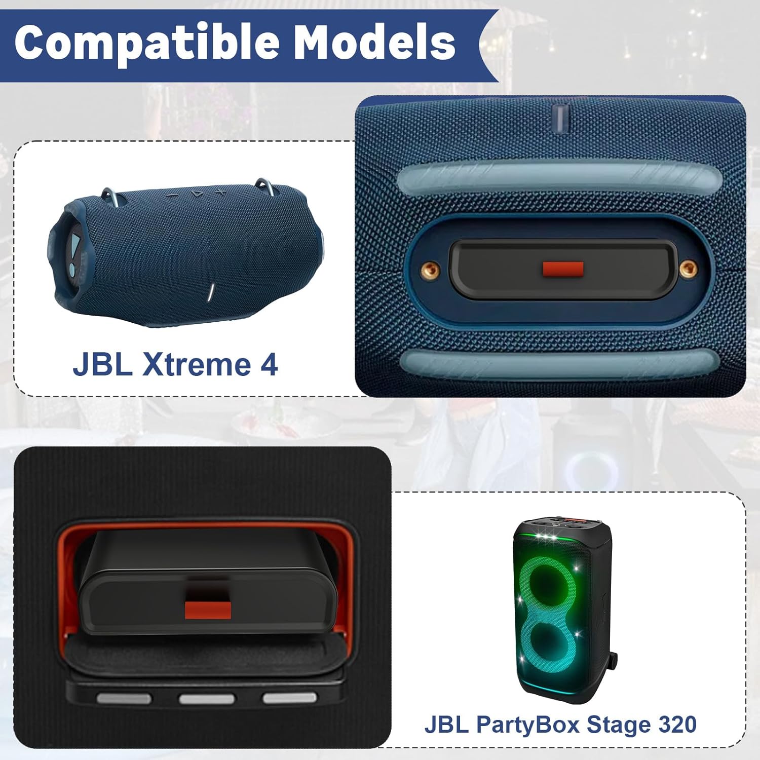 ASUNCELL Replacement Battery for PartyBox Stage 320 & Xtreme 4 Portable Speaker 13500mAh 7.4V 74Wh Rechargeable Lithium-ion Spare MP3 Battery - Image 6