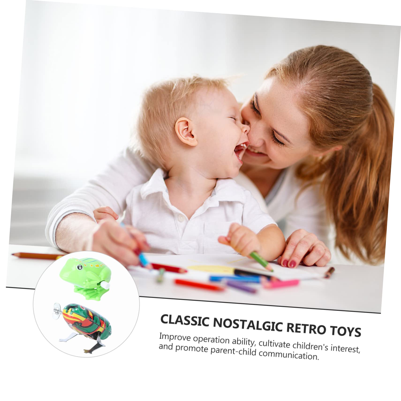 Jouets Noël Mécaniques Jouets à Remonter Noël POPOYU - Lot De 4 - Animaux Mécaniques - Sans Jouets Noël Mécaniques Jouets à Remonter Noël POPOYU - Lot De 4 - Animaux Mécaniques - Sans