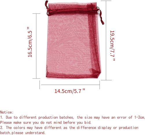 Miniatura 188 de Dealglad 100pcs Drawstring Organza bolsas de joyería caramelo para fiestas, casamientos, regalos Negro