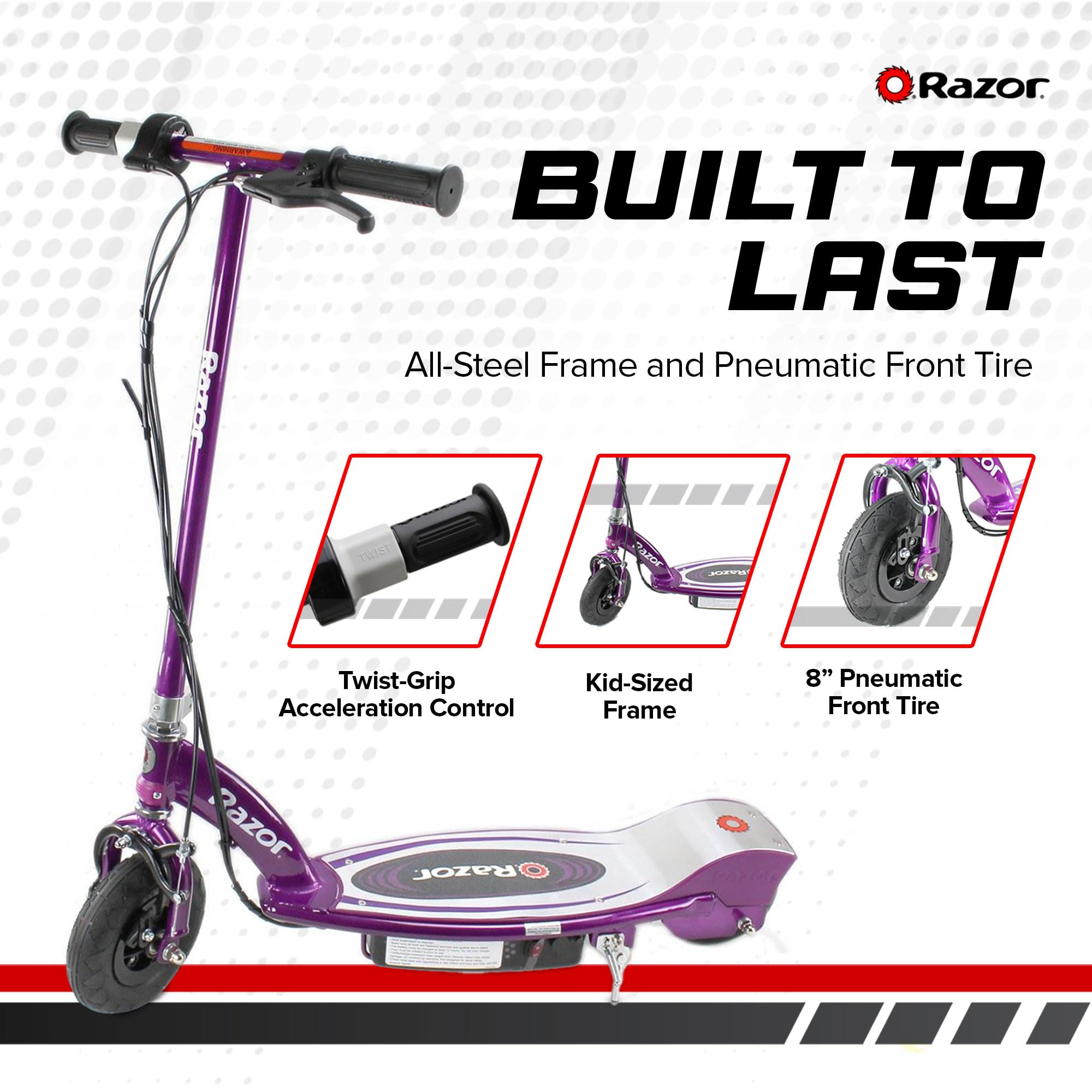 Snapklik.com : Razor E100 Kids Ride On 24 Volts Motorized Powered ...