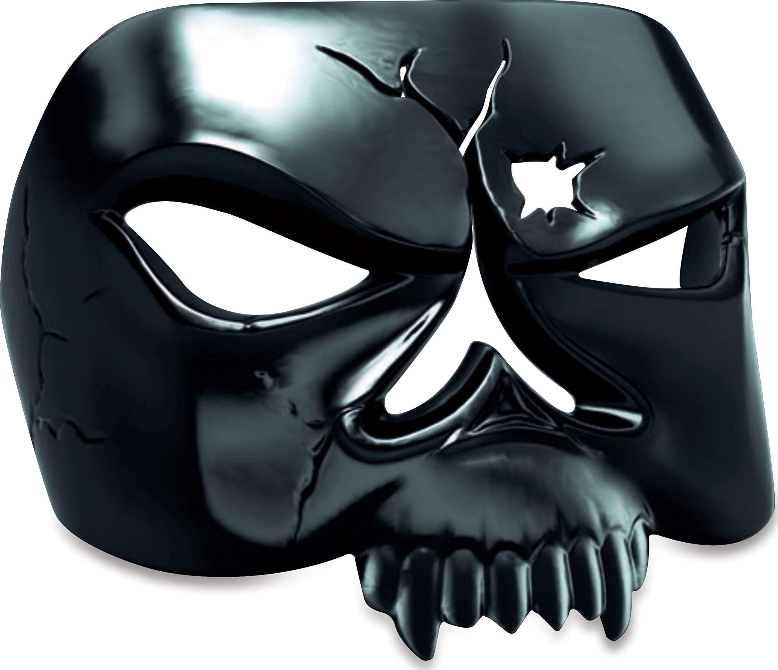 Kuryakyn 9024 Motorcycle Accent Accessory: Zombie Skull Taillight Cover for 1973-2019 Harley-Davidson Motorcycles, Black