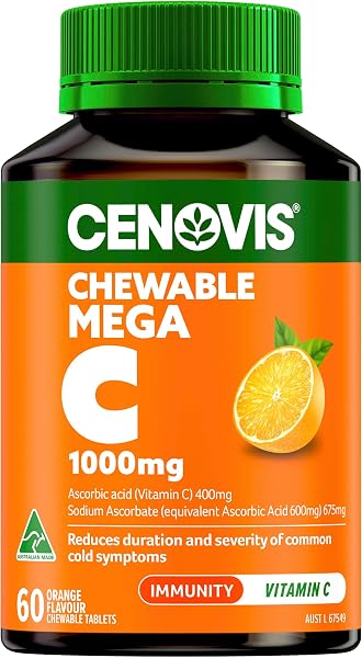 Cenovis Mega C 1000mg Tablets Orange Flavour