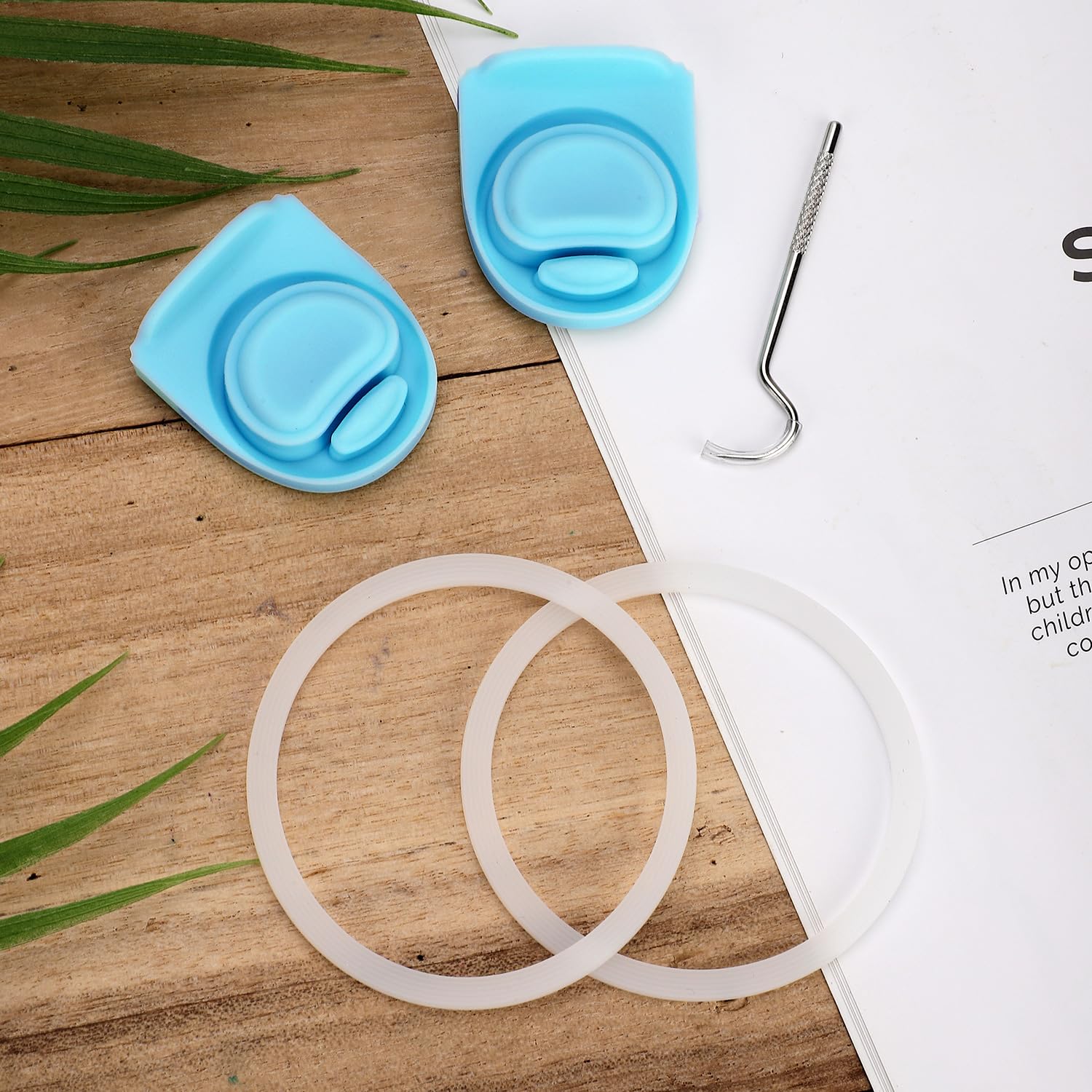 PEUTIER 5pz di Ricambio, Guarnizione per Bottiglia d'Acqua Guarnizione di Tenuta Senza BPA Tappo in Silicone Guarnizione del Coperchio Circolare Compatibile con Owala FreeSip 19/24/32/40 oz