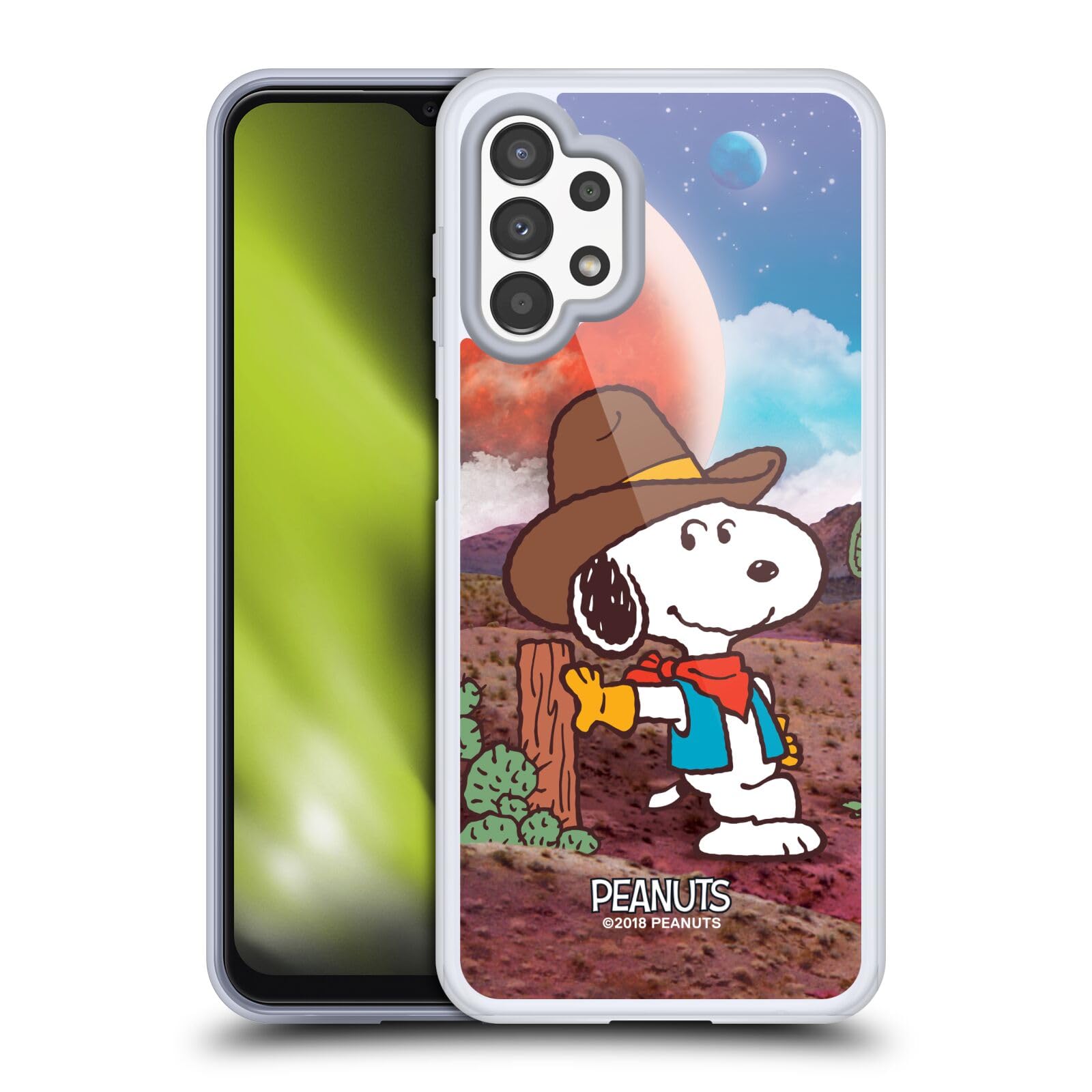 Funda de Gel Peanuts Snoopy Space Cowboy para Samsung Galaxy A13 7