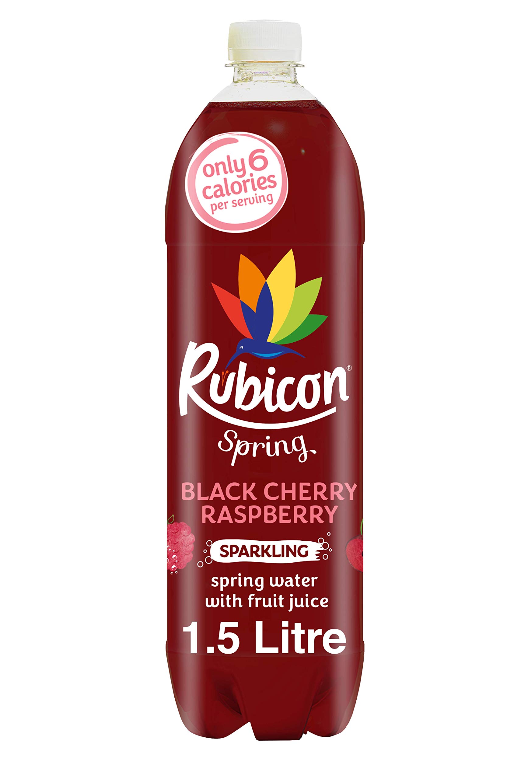 Rubicon Spring Cherry Raspberry Sparkling Flavoured Water, 1.5L Bottle