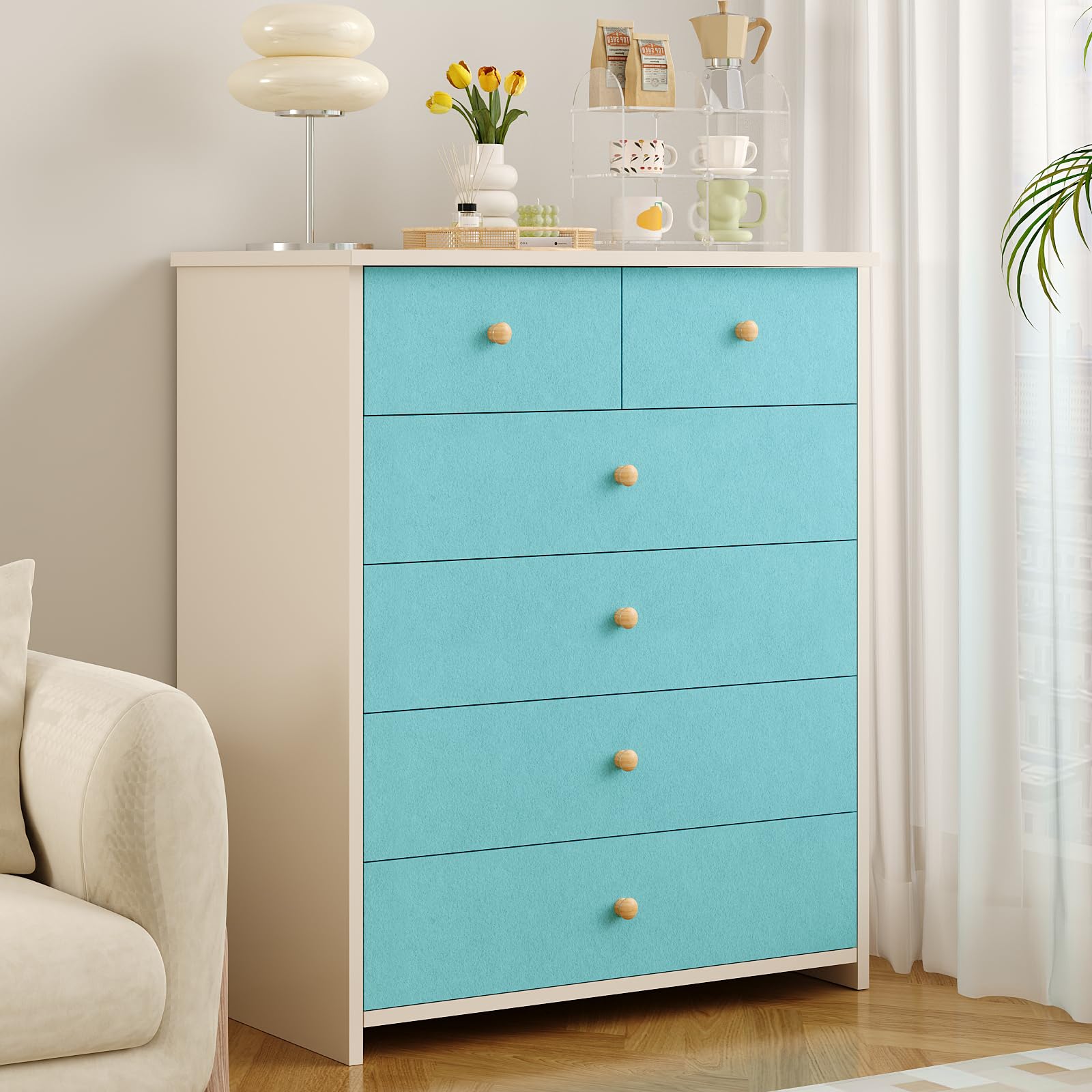 Amazon.com - VEELIKE Thick Turquoise Blue Felt Drawer Liner Soft