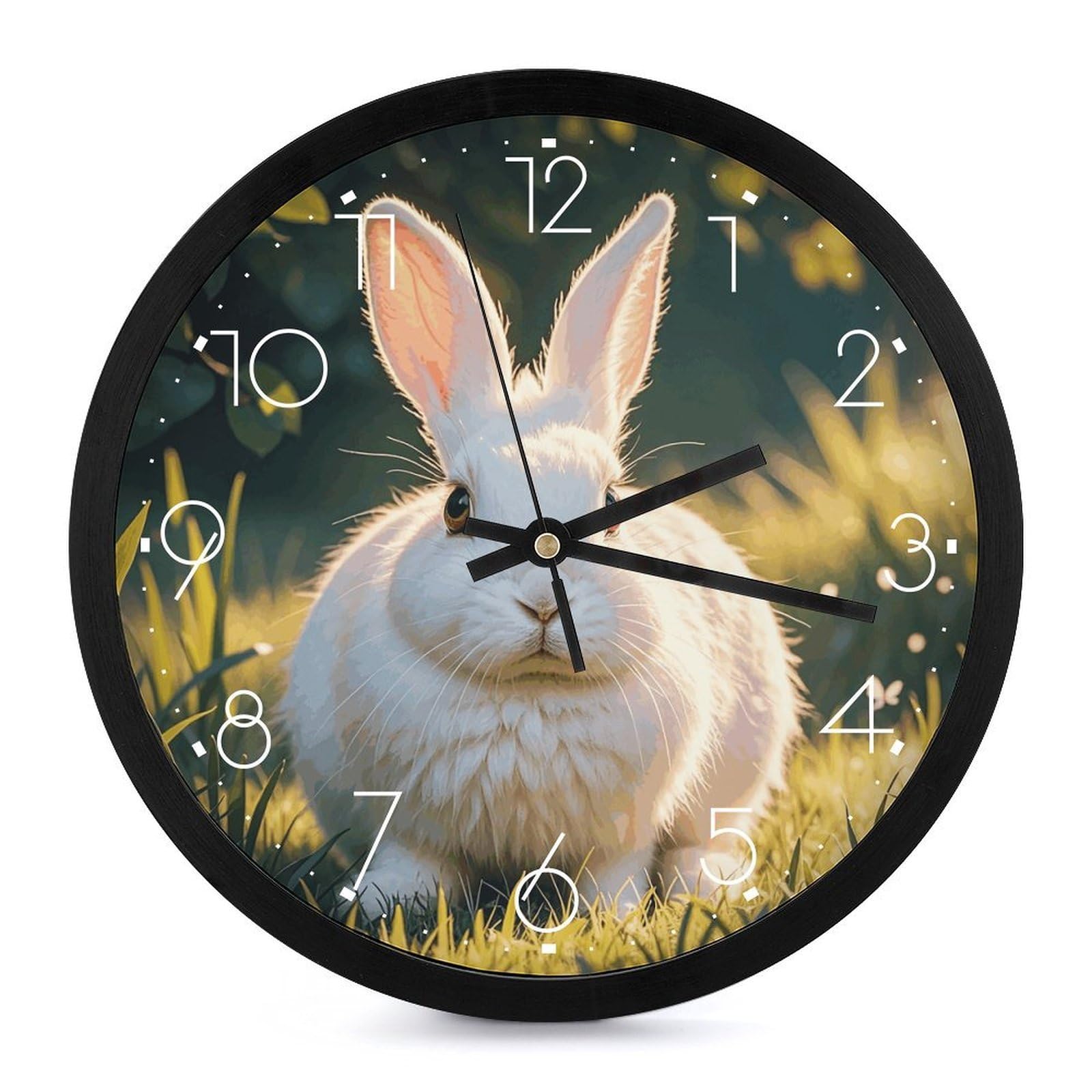 Jolie horloge murale décorative pour salle de bain et salle de classe