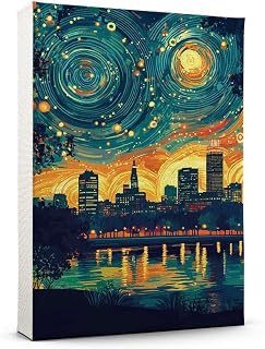 California State Travel Poster Art Print, California Wall Poster Starry Night, California State Poster Painting decorCalifornia Travel Picture -97AZ212
