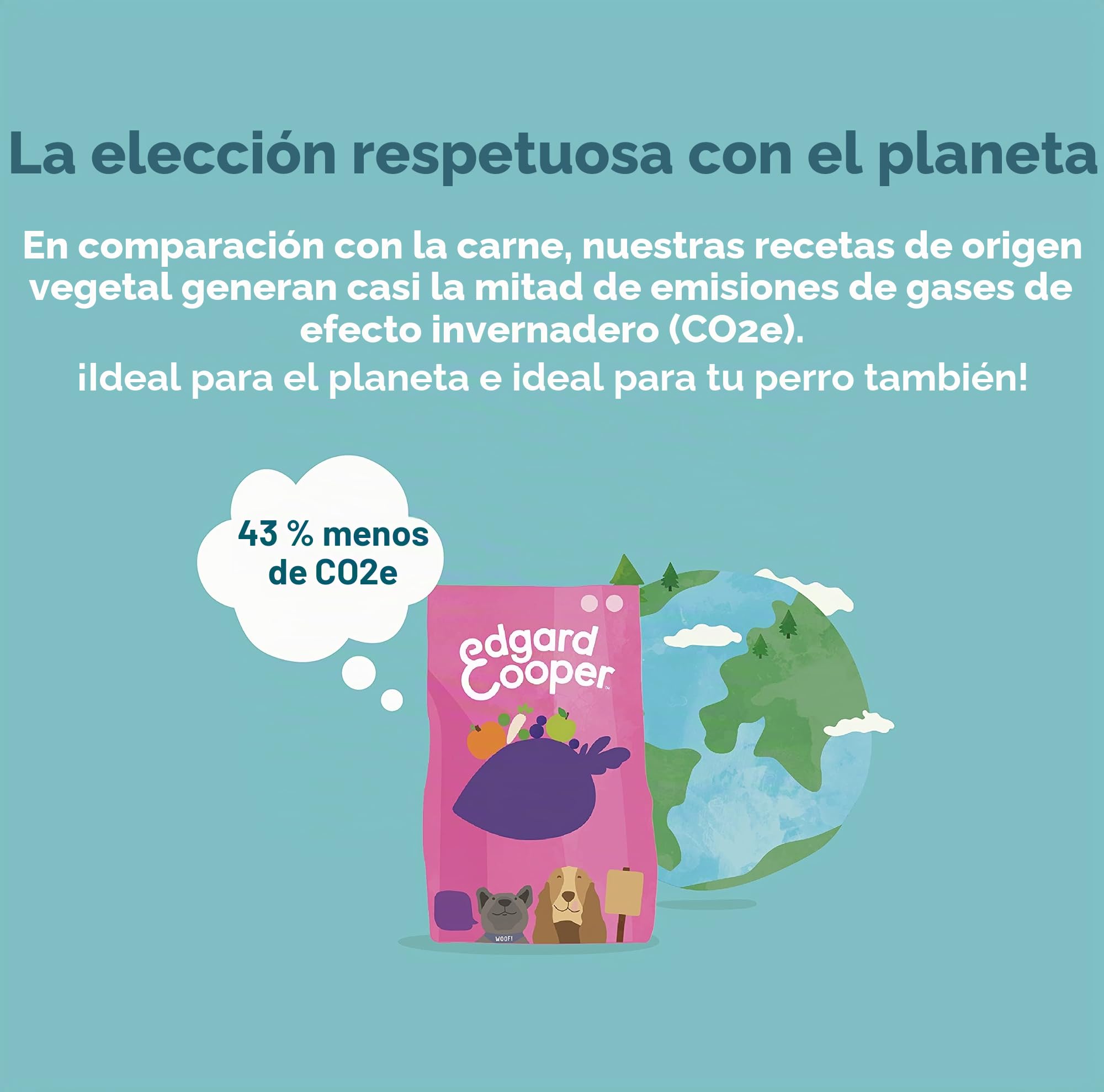 Edgard & Cooper Pienso para Perros Adultos Comida para Perros Seca Natural Sin Gluten Pienso Vegano 7kg Remolacha & Calabaza, Naturalmente fácil de digerir, Alimentación Sana Sabrosa y Equilibrada