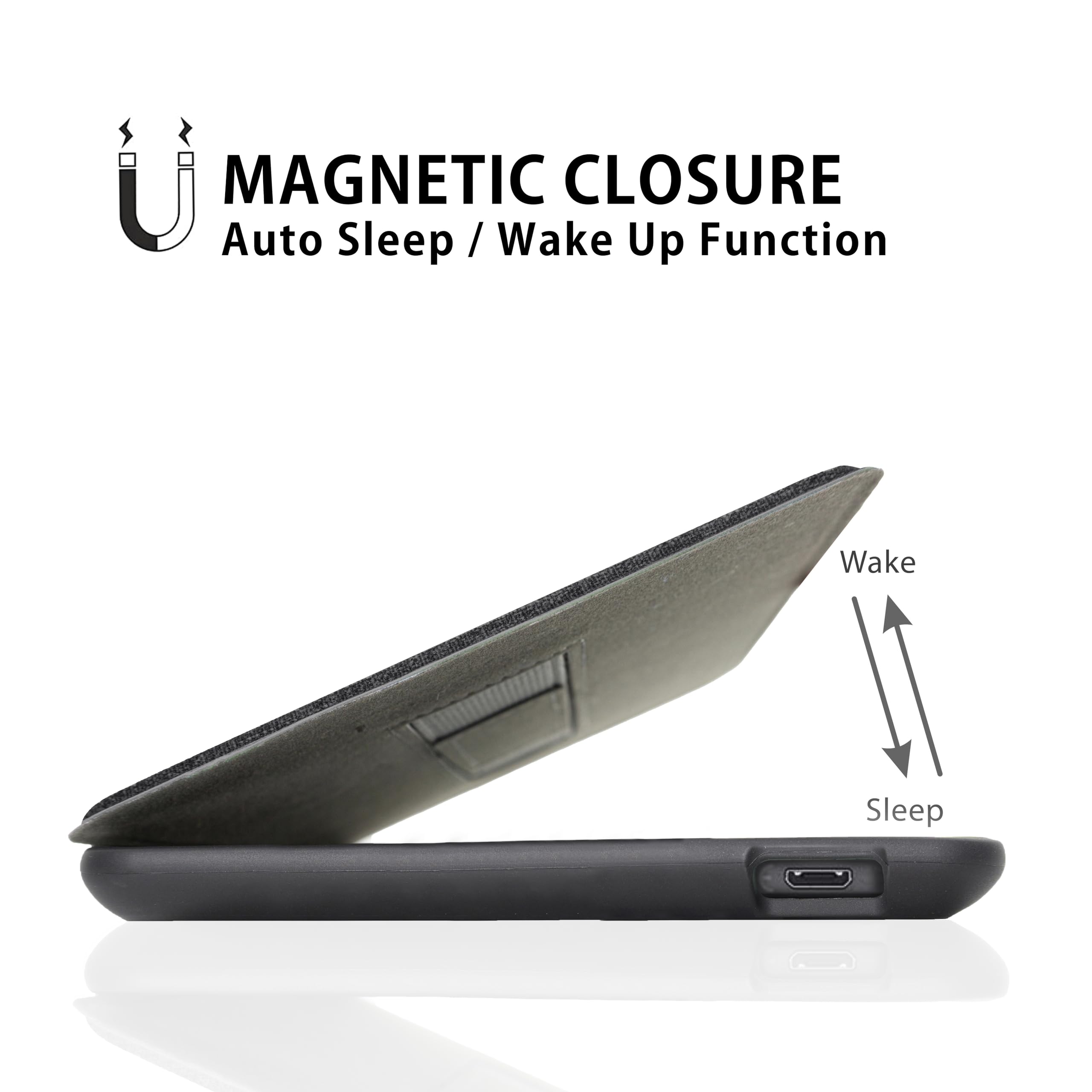MyGadget Cover compatible Tolino Shine 4, Black, TolIno Shine 4 | Kobo Clara 2E (2022) - Image 4