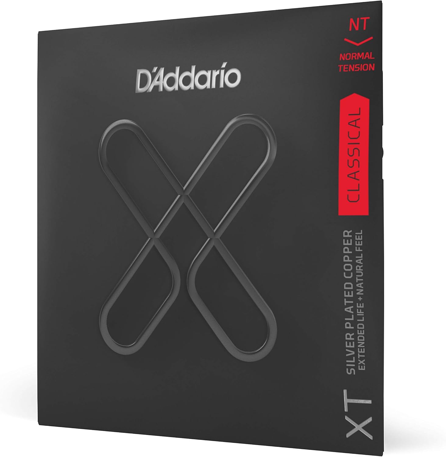 D’Addario Classical Guitar Strings, XT Coated, XTC45, Normal Tension, 6-String Set, Pack of 1