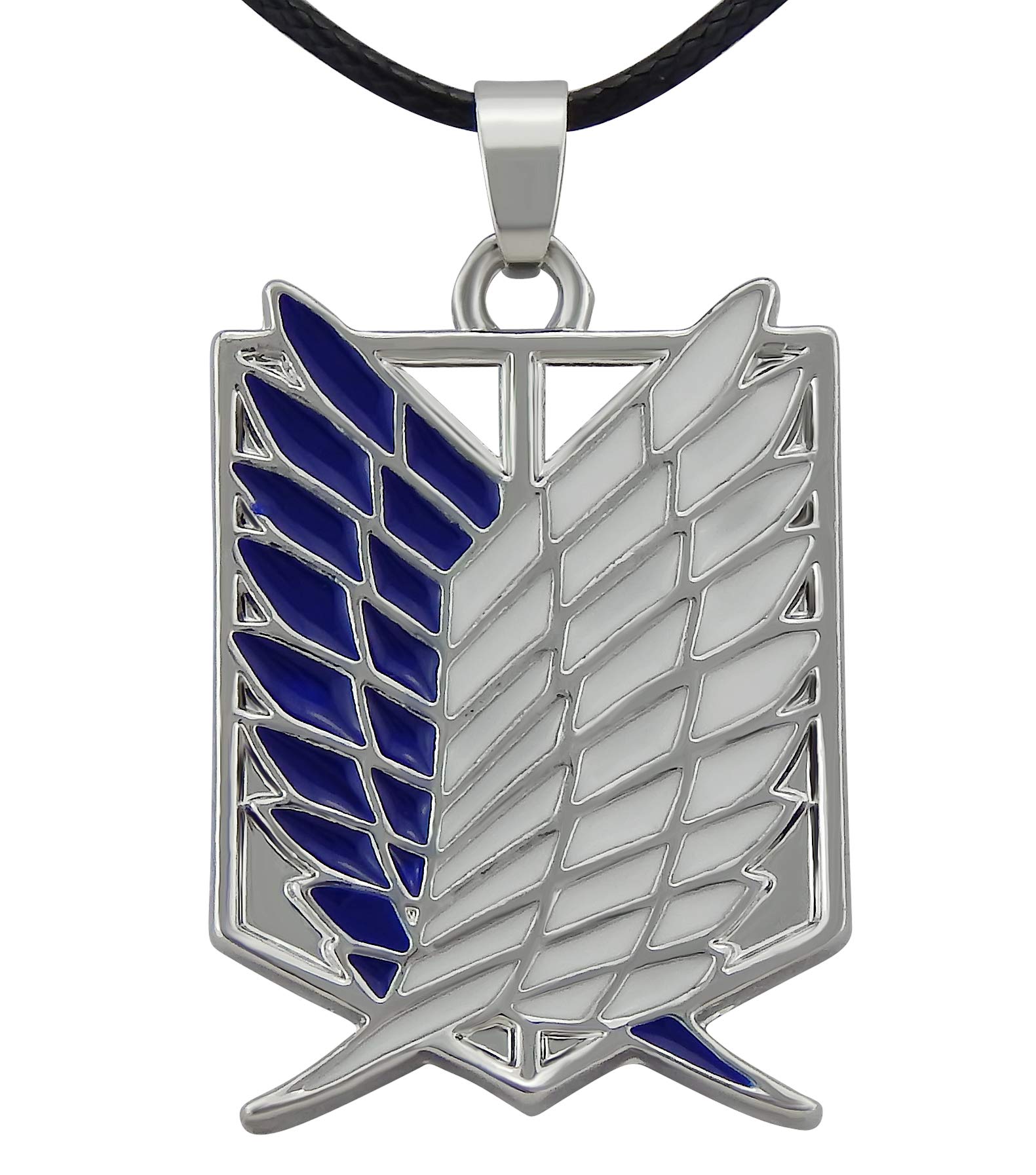 Collana Uomo In Metallo Argento Con Ciondolo A Forma Di Arma – Ispirata Agli Anime – Regalo Per Ragazzi
