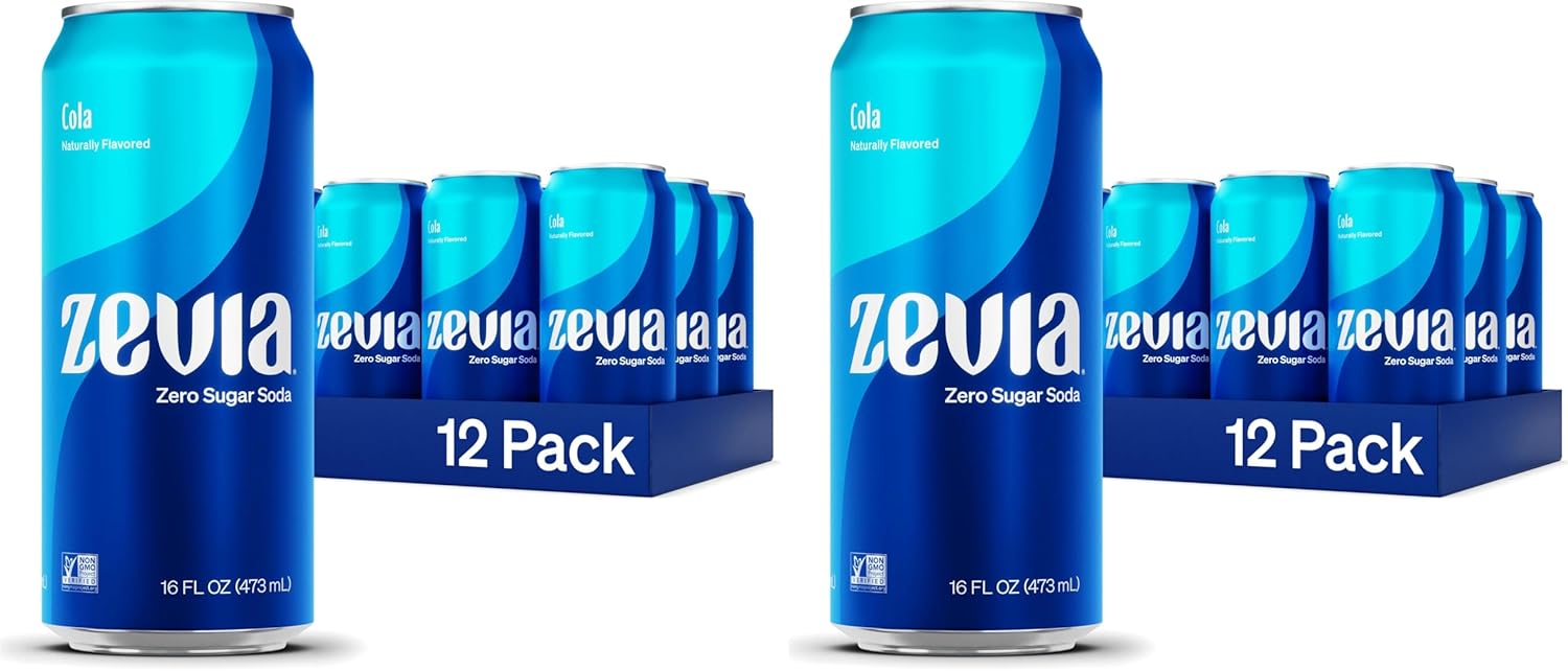 Zero Sr Soda, Cola, Cans – Naturally Sweetened, Non-O Project