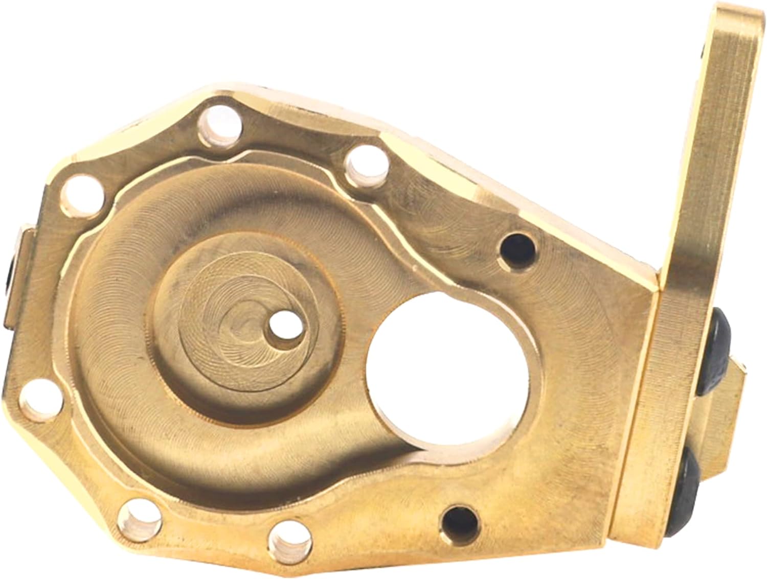 2Pcs ShareGoo Brass RC Portal Housing RC Steering Knuckles Counterweight RC Brass Weight Compatible with Traxxas TRX4 TRX4 TRX-6 1/10 RC Crawler Car (Golden)