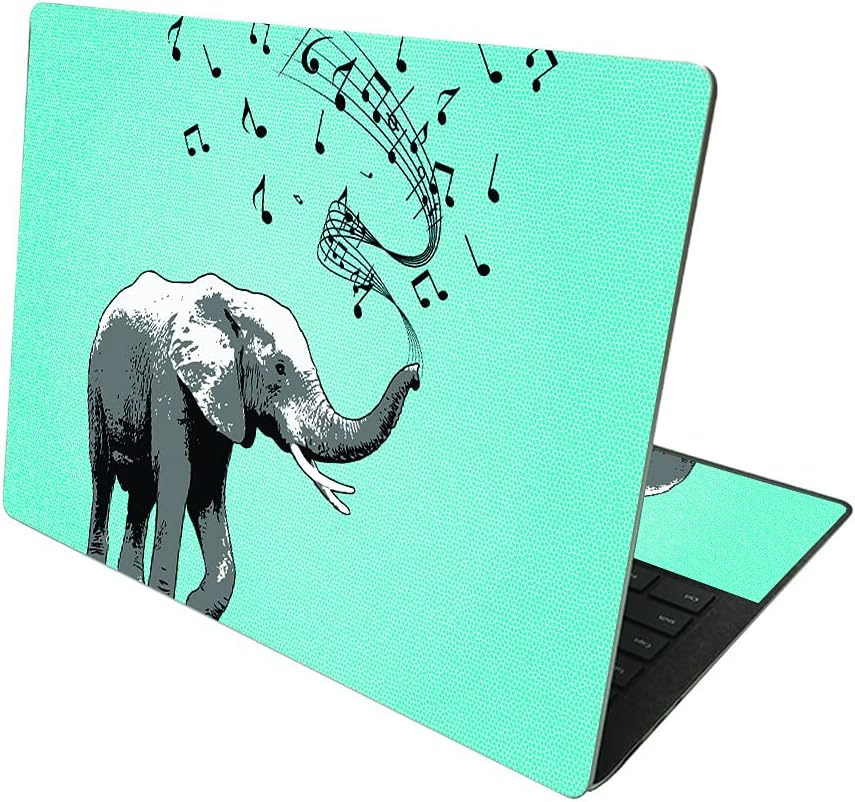 MightySkins Skin Compatible With Microsoft Surface Laptop 4 13.5” - Musical Elephant | Protective, Durable, and Unique Vinyl Decal wrap cover | Easy to Apply and Change Styles | Made in the USA