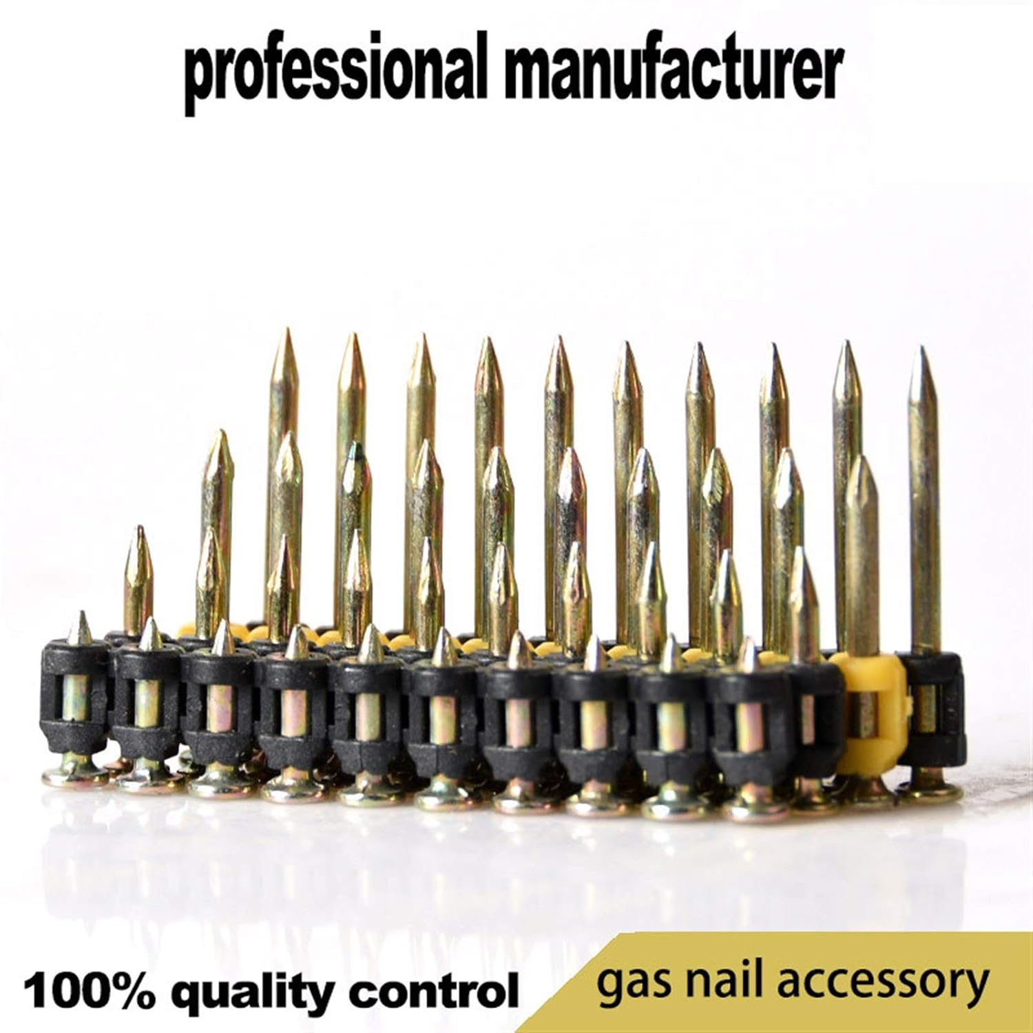 1000pcs 19/22/25/30/38mm Cement Board Steel Aluminum Alloy Steel Nails,Hand Tool Air Nails for Home Decoration,Construction,Woodworking,Cement Wall (Color : 30mmlong)