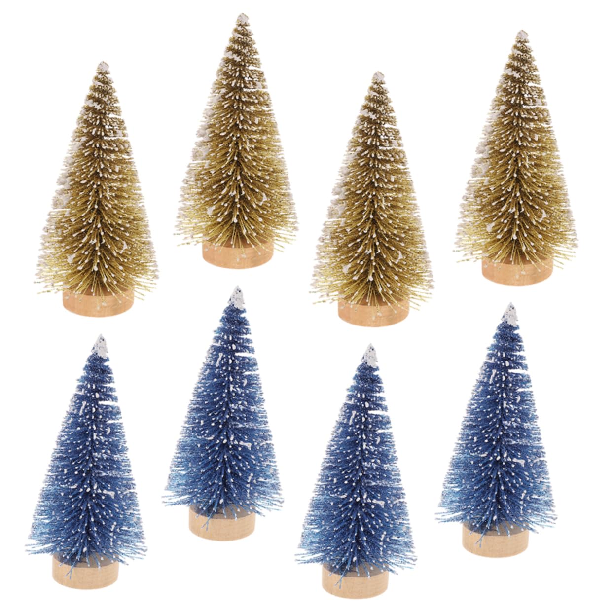 Cabilock 3 Sätze Mini Weihnachtsbaum Weihnachtsdekoration Baum Weihnachtsbaum Mit Licht Weihnachtsbaum Tischdekoration Desktop Weihnachtsbaum Weihnachtstischdekoration 8 Stück * 3