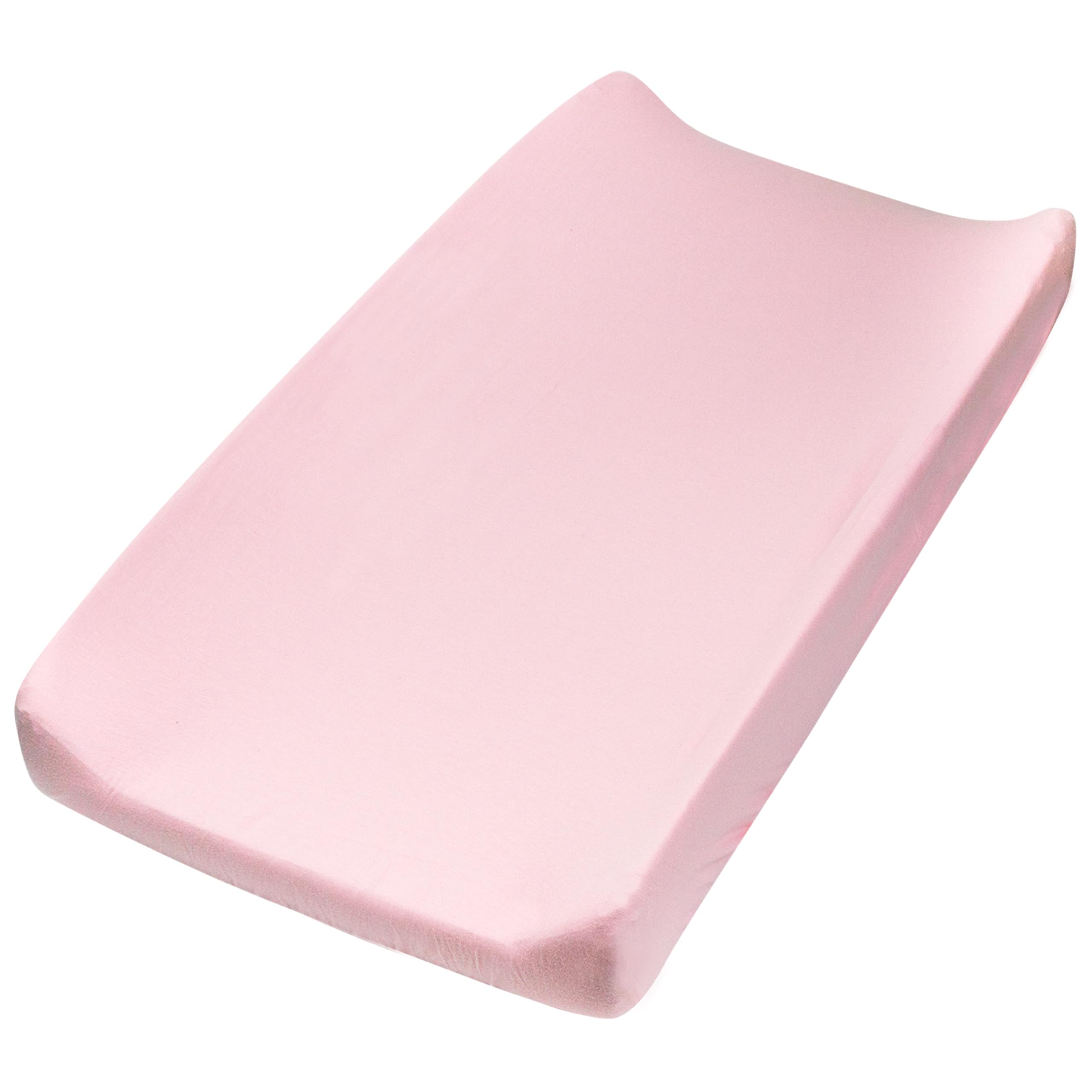 HonestBaby Housse de matelas à langer en coton bio Crème fraise Taille unique