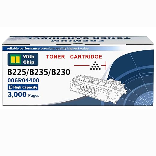 Aseker B230 B225 B235 Toner Cartridge with New Chip 006R04400 Remanufactured for Xerox B230dni B225dni B235dni Printer High Capacity 3000 Page Yields ( Black*1 )