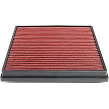 DNA Motoring AFPN-034-RD Clean Air Washable Drop In Panel Air Filter Enhance Engine Performance Power & Acceleration Improve [Compatible with 11-15 Varano/Cruze]