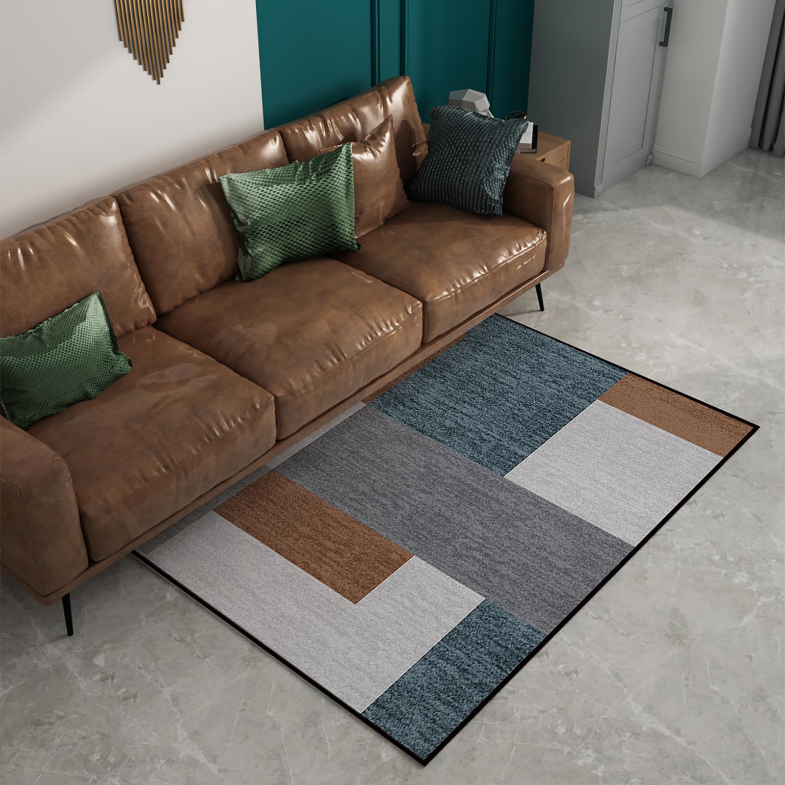 Tapis de cuisine antidérapant 80x160 cm fini les glissades dans le couloir