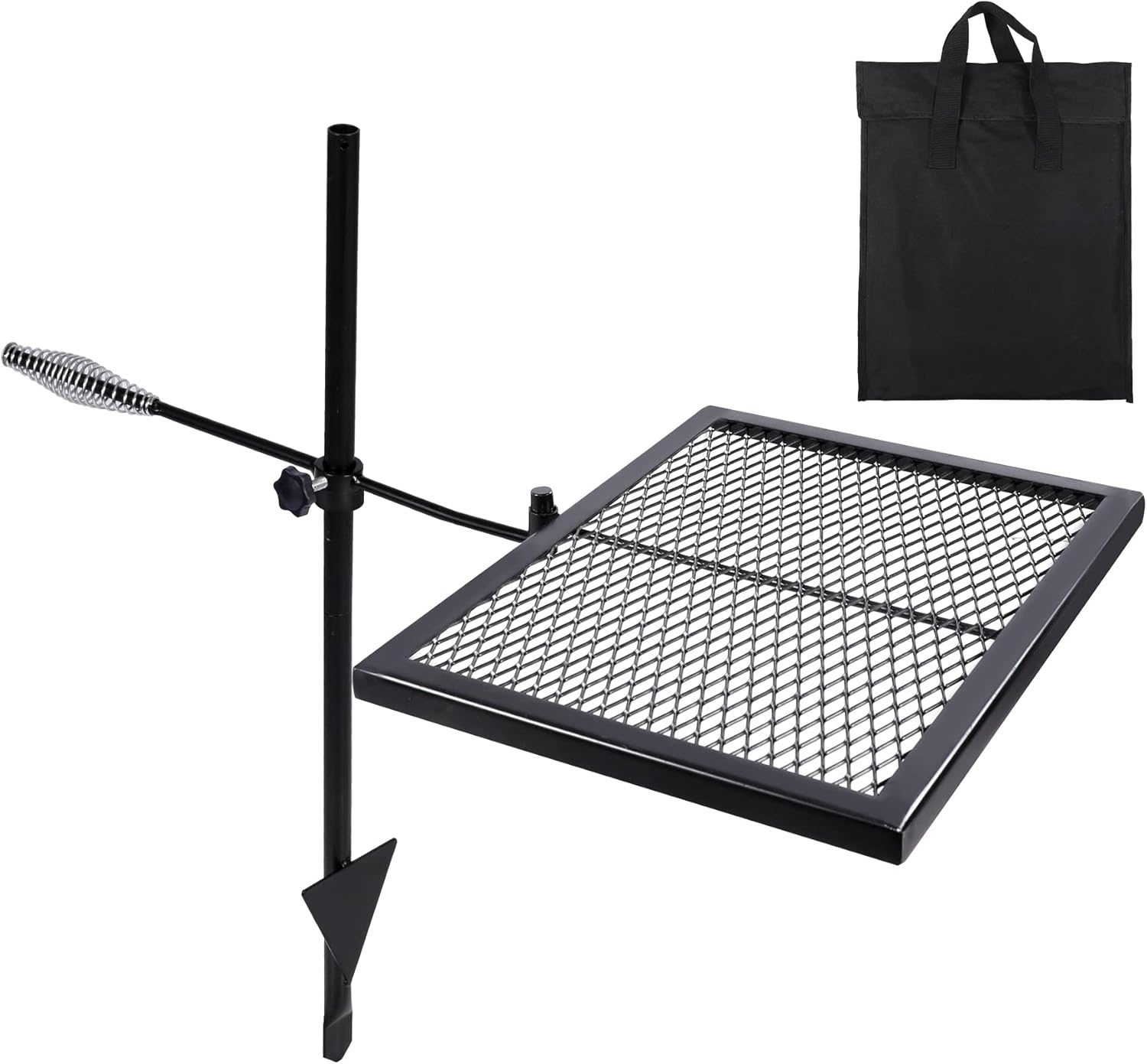 Buy REDCAMP Swivel Campfire Grill Heavy Duty Steel Grate, Over Fire