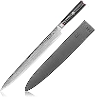 Vista 1 de Cangshan YARI Series 12-inch Sashimi Knife with Sheath, X-7 Damascus Steel, 501301