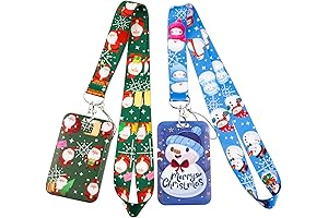 Christmas Lanyards for Women and Kids
