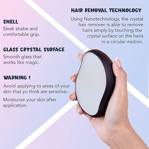 Miniatura 5 de ELACE™ - Borrador de pelo de cristal para mujeres y hombres, exfoliación sin dolor, removedor de pelo de cristal mágico, piedra de borrador de pelo,