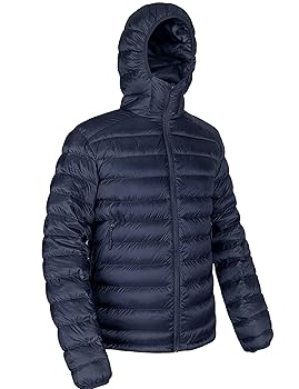 Men's Down Jacket Hooded Packable Down Puffer Jacket