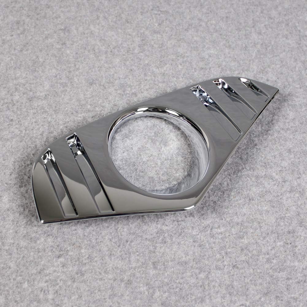 Beautost for Toyota RAV4 2019 2020 2021 LE/XLE/XSE/Limited Model Chrome Front Fog Light Lamp Cover Trim Trims