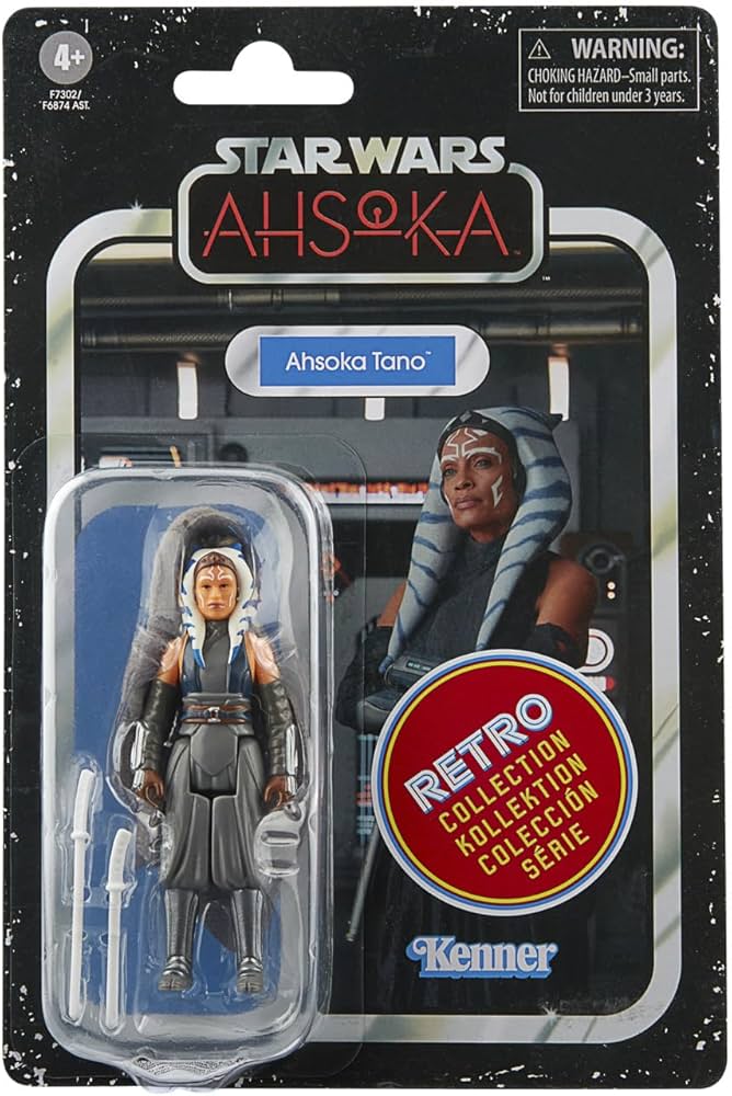 STARWARS AHSOKA レトロコレクションセット Amazon.com: STAR WARS Retro Collection Ahsoka Tano, Ahsoka