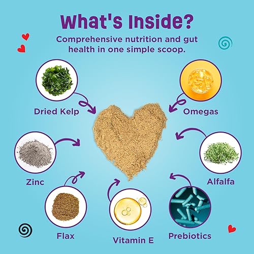 Miniatura 5 de Dinovite Suplemento probiótico para perros - Omega 3 para perros - Alivio de puntos calientes - Suplemento de piel y pelaje para perros